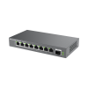 switches de red multi gigabit de 2.5g no administrable / 8 puertos rj45 de 100/1000/2500mbps / 1 puerto de fibra sfp+