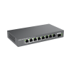 switches de red multi gigabit de 2.5g no administrable / 8 puertos rj45 de 100/1000/2500mbps / 1 puerto de fibra sfp+