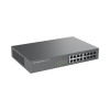 switch poe+ 16 puertos gigabit no administrable / 8 puertos 10/100/1000 mbps / 8 puertos poe+ / hasta 145w