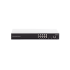 switch poe+ gigabit administrable / 8 puertos 10/100/1000 mbps + 2 puertos sfp uplink / hasta 120w / compatible con gwn cloud.