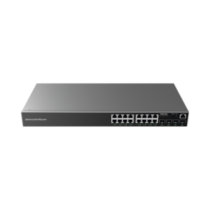 switch gigabit administrable / 16 puertos 10/100/1000 mbps + 4 puertos sfp uplink / compatible con gwn cloud.