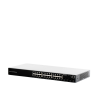 switch gigabit poe+ administrable / 24 puertos 10/100/1000 mbps + 4 puertos sfp uplink / hasta 360w / compatible con gwn cloud.