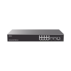 switch capa 3 administrable / 8 puertos 10/100/1000 mbps + 2 puertos sfp+ 10 gigabit / compatible con gwn cloud.
