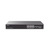 switch capa 3 poe+ administrable / 8 puertos 10/100/1000 mbps + 2 puertos sfp+ de 10 gigabits / hasta 120w / compatible con gwn cloud.