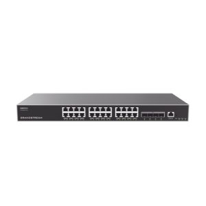 switch capa 3 administrable / 24 puertos 10/100/1000 mbps + 4 puertos sfp+ de 10 gigabits / compatible con gwn cloud.