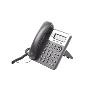 teléfono ip smb de 2 líneas con 3 teclas de función programables y conferencia de 3 vías, 5 vcc