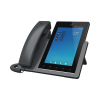 teléfono ip android 11, 16 líneas sip con 16 cuentas, pantalla táctil 7", puertos gigabit, wi fi, bluetooth, poe, codec opus, ipv4/ipv6 con gestión en la nube gdms