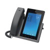 teléfono ip android 11, 16 líneas sip con 16 cuentas, pantalla táctil 7", puertos gigabit, wi fi, bluetooth, poe, codec opus, ipv4/ipv6 con gestión en la nube gdms