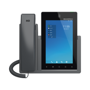 teléfono ip android 11, 16 líneas sip con 16 cuentas, pantalla táctil 7", puertos gigabit, wi fi, bluetooth, poe, codec opus, ipv4/ipv6 con gestión en la nube gdms