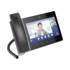 teléfono ip android 11, 16 líneas sip con 16 cuentas, pantalla táctil 8", puertos gigabit, wi fi, bluetooth, poe, codec opus, ipv4/ipv6 con gestión en la nube gdms