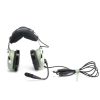 auriculares de ala fija con atenuación de ruido pasivo para aviación general