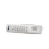 teléfono ip profesional para hotelería, montaje en pared, teclado numérico estándar, conferencia de 3 vías, opus y poe.