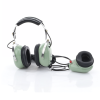 auriculares estilo muff mic para operaciones de mantenimiento y rampas en aeropuertos