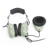 auriculares estilo muff mic para operaciones de mantenimiento y rampas en aeropuertos