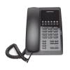 teléfono ip para hotelería, profesional con 6 teclas programables para servicio rápido (hotline), plantilla personalizable con poe