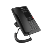 teléfono ip para hotelería, puerto usb a para carga, 5 teclas programables para servicio rápido (hotline), plantilla personalizable con poe
