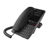 teléfono ip para hotelería, puerto usb a para carga, 5 teclas programables para servicio rápido (hotline), plantilla personalizable con poe
