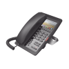 (h5 color negro) teléfono ip hotelero de gama alta, pantalla lcd de 3.5 pulgadas a color, 6 teclas programables para servicio rápido (hotline), poe