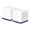 kit de sistema inalámbrico h50g mesh / doble banda 2.4ghz y 5ghz ac 1900mbps / 3 puertos 10/100/1000 mbps / control vía app / roaming continuo