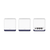 kit de sistema inalámbrico h50g mesh / doble banda 2.4ghz y 5ghz ac 1900mbps / 3 puertos 10/100/1000 mbps / control vía app / roaming continuo