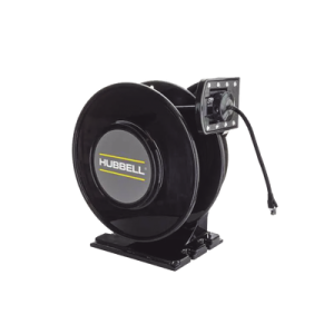 black industrial reel, 50 ft, cat6 cable