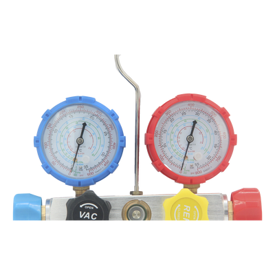 juego de manómetros para aire acondicionado, herramienta de carga de refrigerante, doble válvula con adaptadores de acoplamiento rápido, manguera de 1.5 metros para refrigerantes : r410a, r32, r134a, r22 juego de manómetros para aire acondicionado, herramienta de carga de refrigerante, doble válvula con adaptadores de acoplamiento rápido, manguera de 1.5 metros para refrigerantes : r410a, r32, r134a, r22