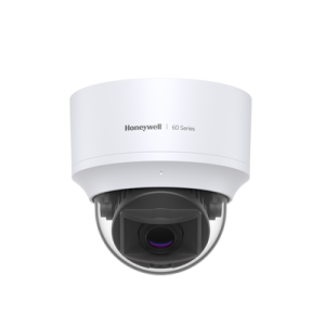 domo ip 5 mp / lente mot. 2.7 a 13.5 mm / interior / 30 mts ir / h.265 / ndaa / onvif / ip52 / ik10 / detección sabotaje / movimiento / rostros / intrusión / merodeo / objeto abandonado / audio i/o / poe / serie 60 / honeywell security