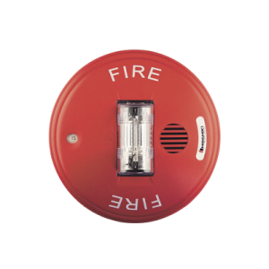 sirena estrobo 24 vcd, instalación en techo, multi candela, color rojo (0500 06100)