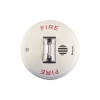 sirena estrobo 24 vcd, instalación en techo, multi candela, color blanco (0500 06110)