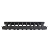 organizador de cable horizontal routeit, sencillo, para rack de 19in, 4in de profundidad, 1ur