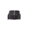 organizador de cable horizontal routeit, doble, para rack de 19in, 4in de profundidad, 2ur
