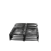 organizador de cable horizontal routeit, doble, para rack de 19in, 6in de profundidad, 2ur