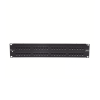 patch panel utp hd6 categoría 6, de 48 puertos, angulado para alta densidad de puertos, 2ur