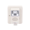 sirena estrobo, 24 vcd, multi candela 15 hasta 110 cd, montaje en pared, color blanco, serie hec3 (0500 06030)