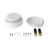 (hikfire) detector de humo Óptico hikvision / tecnología avanzada de detección de incendios / alarma temprana y fiabilidad certificada / soporta salida de alarma