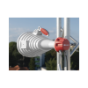 antena sectorial asimétrica carrier class, apertura 20 grados tipo cuerno 20.5 dbi 5180 6000 mhz conectores tipo n hembra