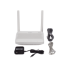 onu gpon wifi 6, (2.4/5 ghz), 2 antenas de 5 dbi, compatible con olt de terceros, 4 puertos gigabit + 1 pots + 2 usb, conector sc/upc