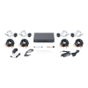 (micrÓfono integrado) kit turbohd 5 megapixel / dvr 4 canales / 4 cámaras bala con micrófono integrado (exterior 2.8 mm) / fuente de poder / accesorios de instalación