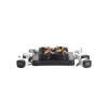 (micrÓfono integrado) kit turbohd 5 megapixel / dvr 4 canales / 4 cámaras bala con micrófono integrado (exterior 2.8 mm) / fuente de poder / accesorios de instalación