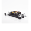 (micrÓfono integrado) kit turbohd 5 megapixel / dvr 4 canales / 4 cámaras bala con micrófono integrado (exterior 2.8 mm) / fuente de poder / accesorios de instalación