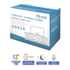 (micrÓfono integrado) kit turbohd 1080p lite / dvr 4 canales / audio por coaxitron / 4 cámaras bala de policarbonato con micrófono integrado