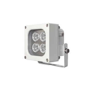 iluminador led de alta potencia | luz blanca | 10 metros de iluminación | cobertura 120° | ip66 | bajo consumo de energía | fotocélula incorporada | soporte en “u” | carcasa de aluminio | alta transmitancia de luz. | c