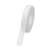 rollo de cinta de contacto, de 15 pies (4.5m) de largo, 19.1 mm de ancho, color blanco