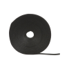 rollo de cinta de contacto, de 75 pies (22.9m) de largo, 19.1 mm de ancho, color negro