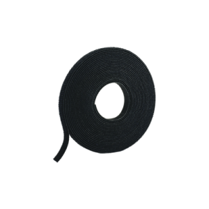 rollo de cinta de contacto, de 75 pies (22.9m) de largo, 19.1 mm de ancho, color negro