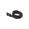kit de 10 cintas de contacto, de 12.7mm (.50in) de ancho, 203mm (8in) de largo, color negro