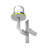 base para lámpara de obstrucción ei gslse. compatible con perfil tipo v hasta 2 1/2".