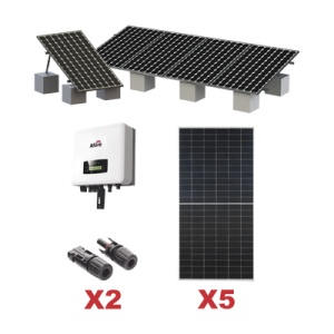 kit solar interconexion / 3kw 220vca / inversor afore / montaje incluido