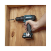 taladro combinado de 12vcc, con tecnología cxt, (incluye 2 baterías y cargador rápido, maletín plástico).