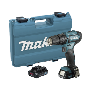 taladro combinado de 12vcc, con tecnología cxt, (incluye 2 baterías y cargador rápido, maletín plástico).